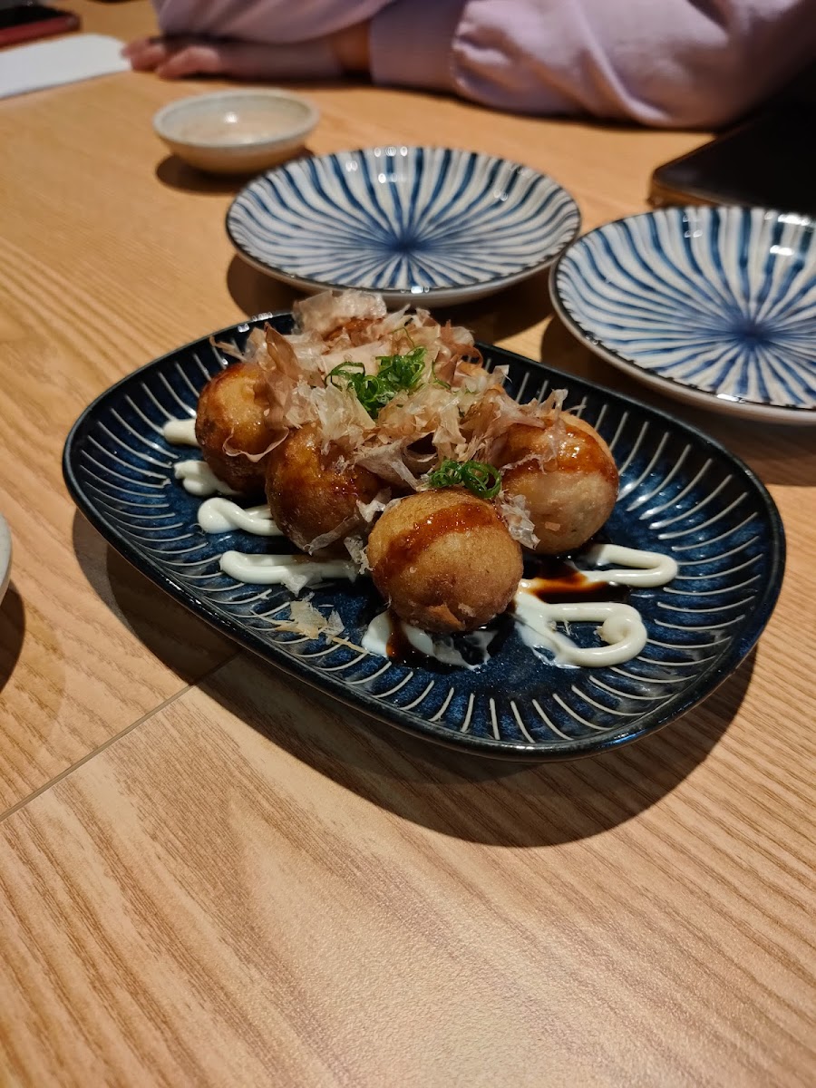 Tempura - deep fried dish served with soy based sauce